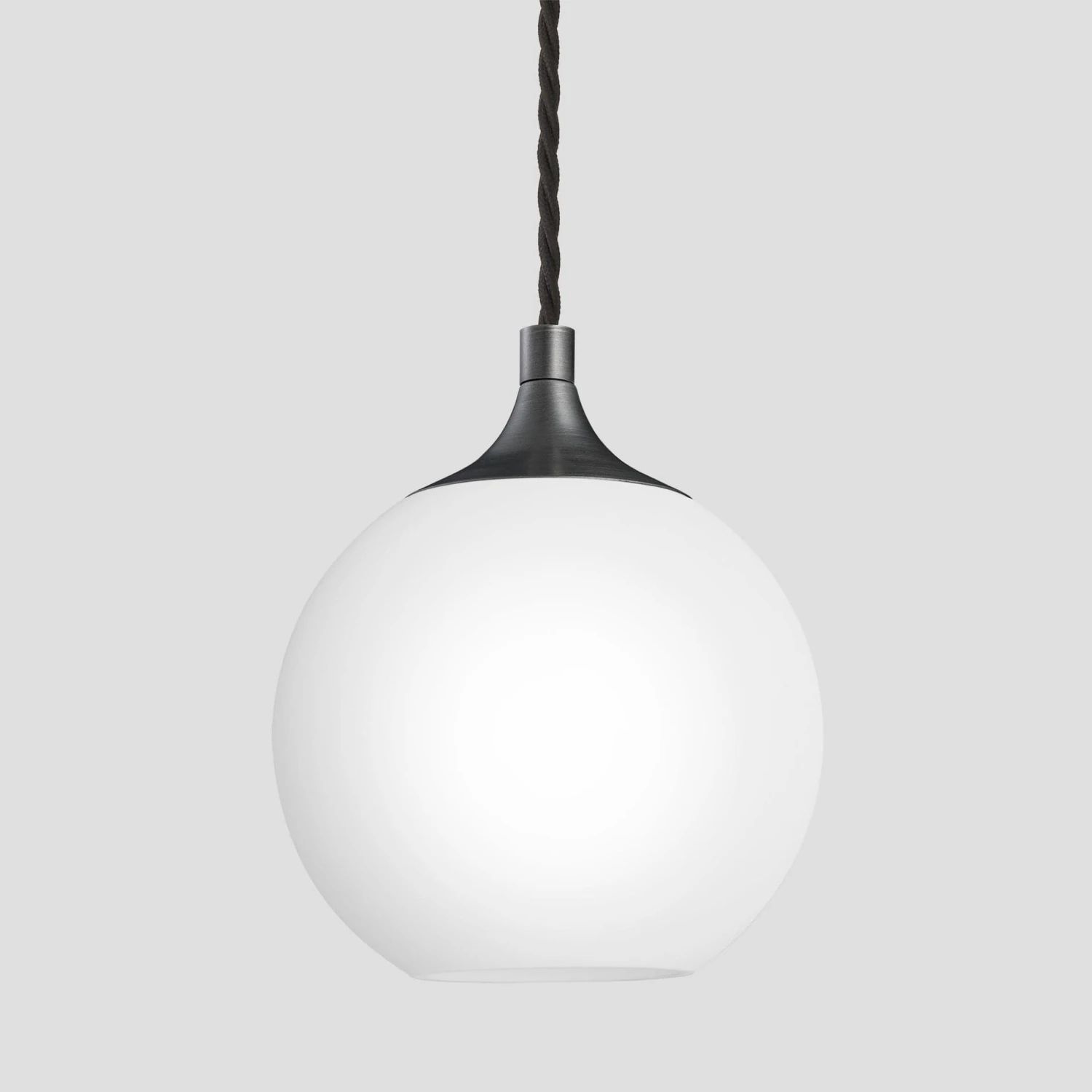Chelsea Opal Glass Globe Pendant Light - 7 Inch - White 3 Chelsea Opal Glass Globe Pendant Light - 7 Inch - White