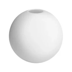 Brooklyn Opal Glass Globe Pendant Light - 7 Inch -Lumi Home Shop 7 Inch Shade Glass Industville Lighting Globe OGL GL7 W SO 68358c0b 49ca 4638 895f a35a10c21a73