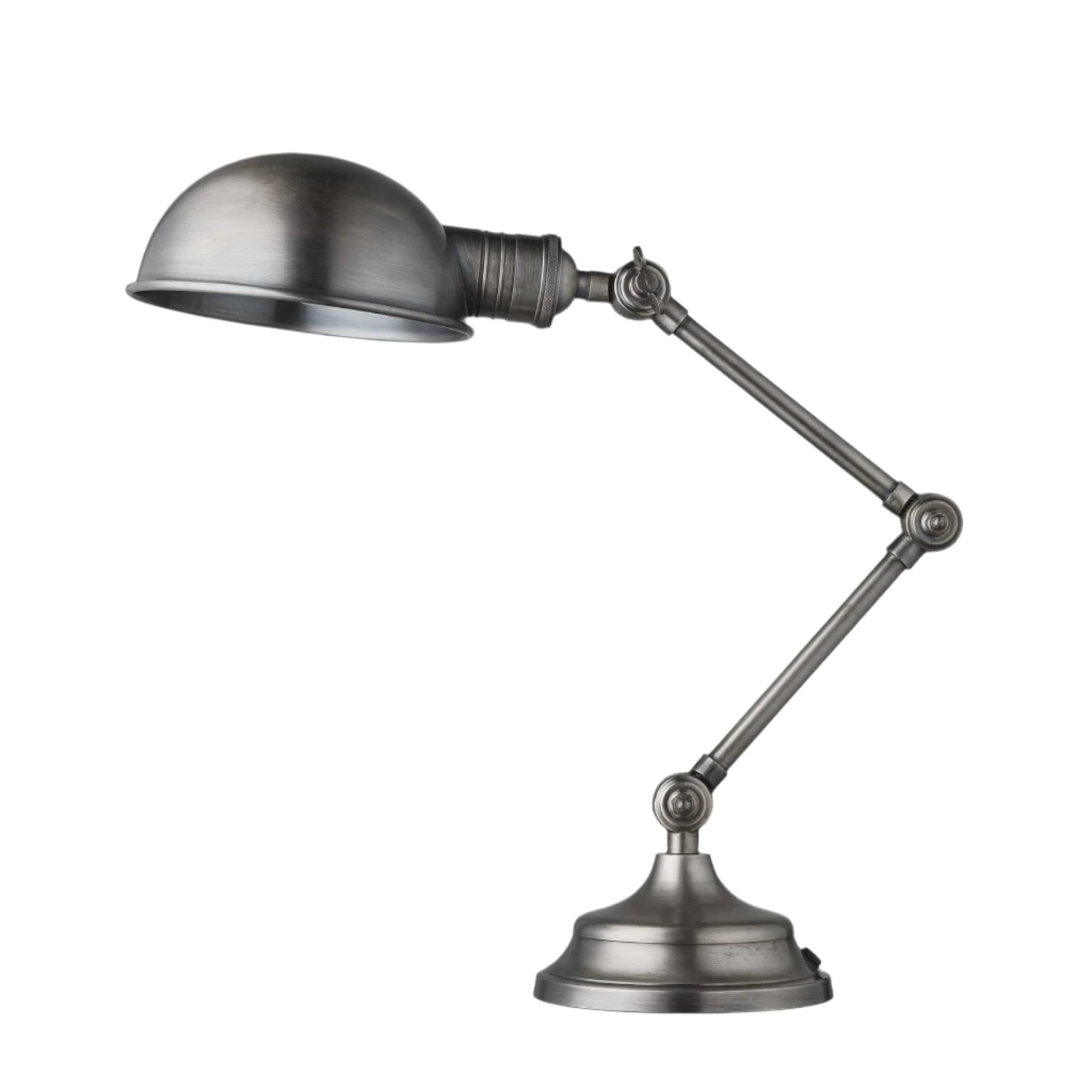 Brooklyn Pharmacy Adjustable Dome Table Lamp - 7 Inch - Gunmetal 3 Brooklyn Pharmacy Adjustable Dome Table Lamp - 7 Inch - Gunmetal