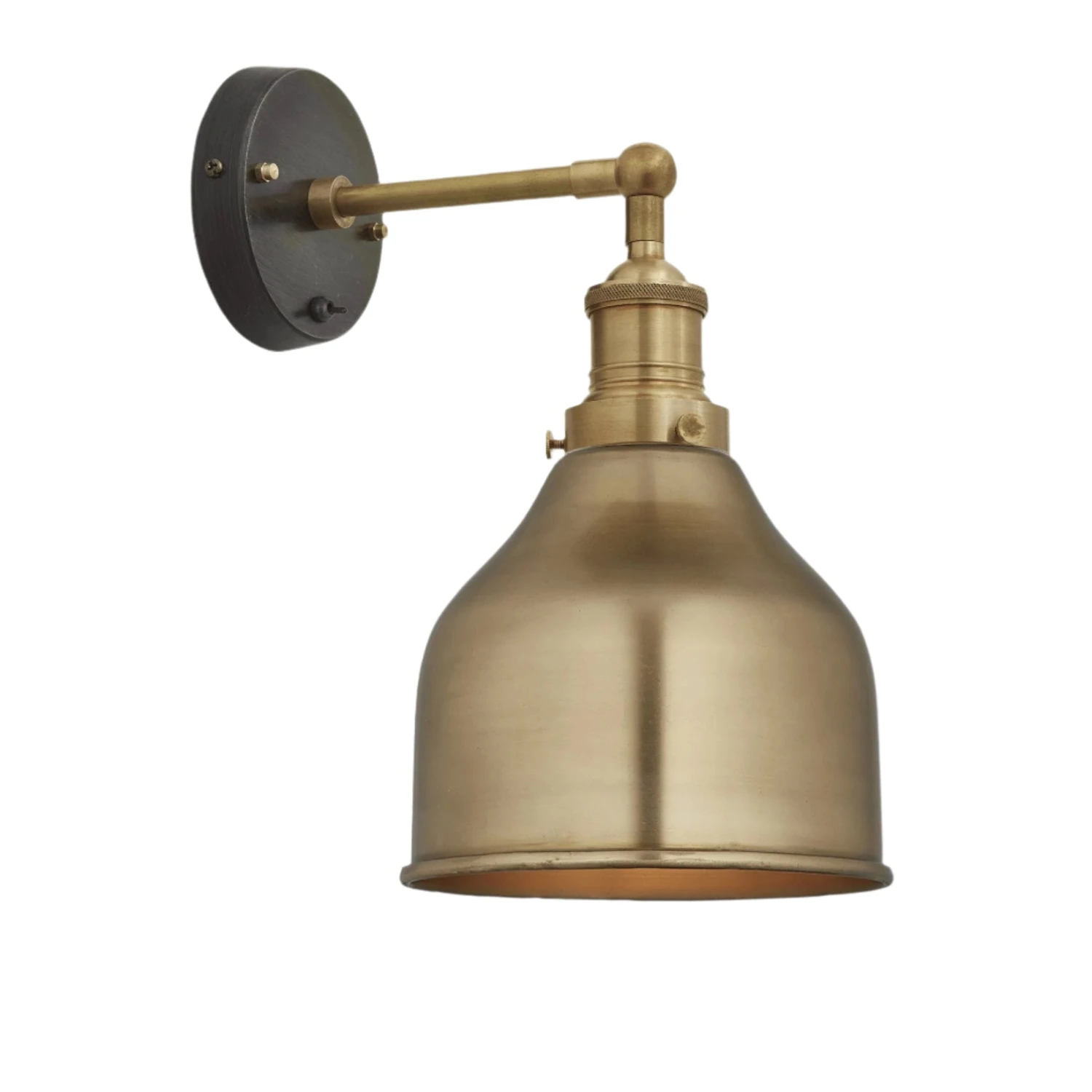 Brooklyn Cone Wall Light - 7 Inch - Brass 4 Brooklyn Cone Wall Light - 7 Inch - Brass - Image 2