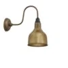 Swan Neck Cone Wall Light - 7 Inch - Brass 1 Swan Neck Cone Wall Light - 7 Inch - Brass -Lumi Home Shop 7 Inch WallLight Brass Industville Lighting Cone BrassHolder SwanNeck SN CWL7 B BH
