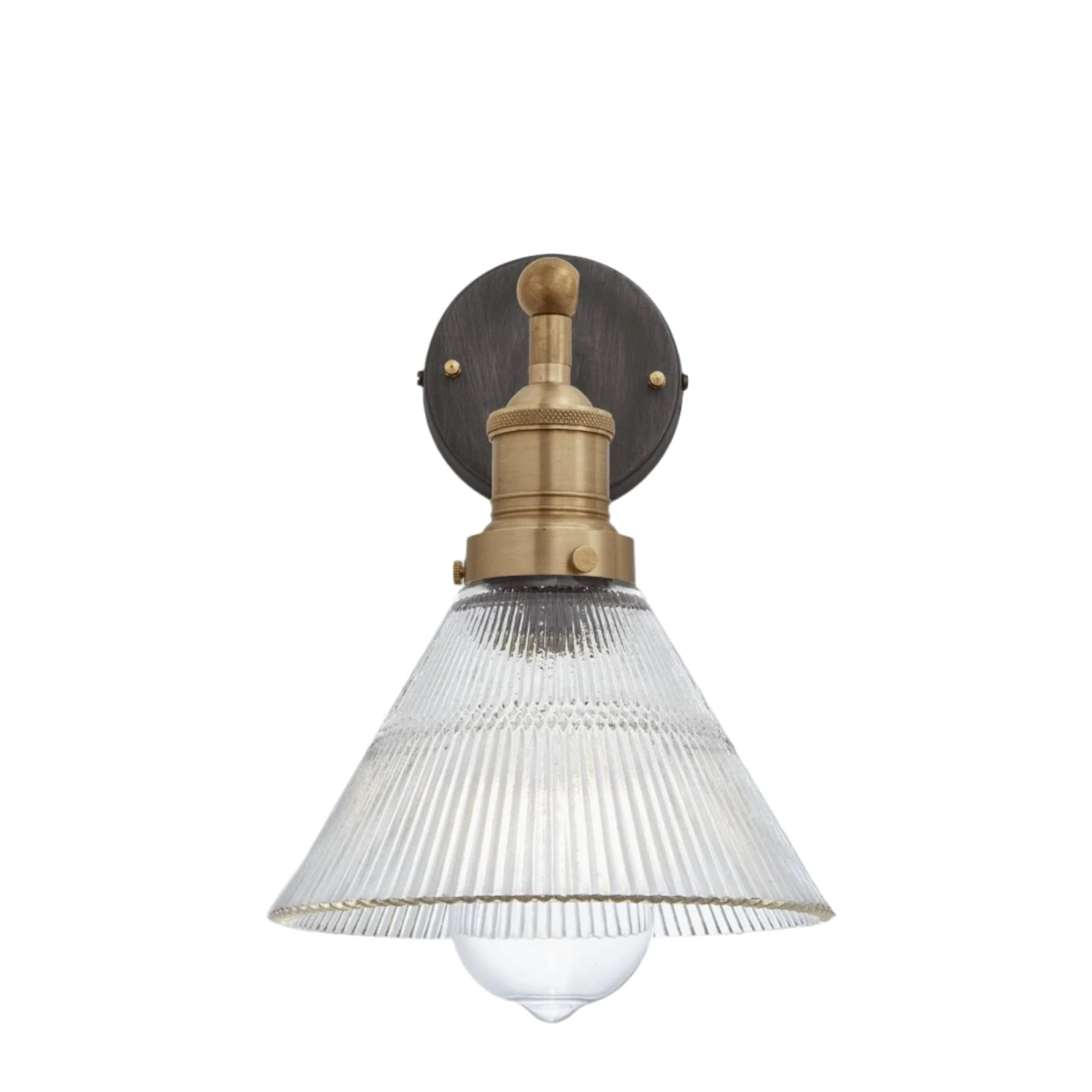 Brooklyn Glass Funnel Wall Light - 7 Inch 4 Brooklyn Glass Funnel Wall Light - 7 Inch - Image 2