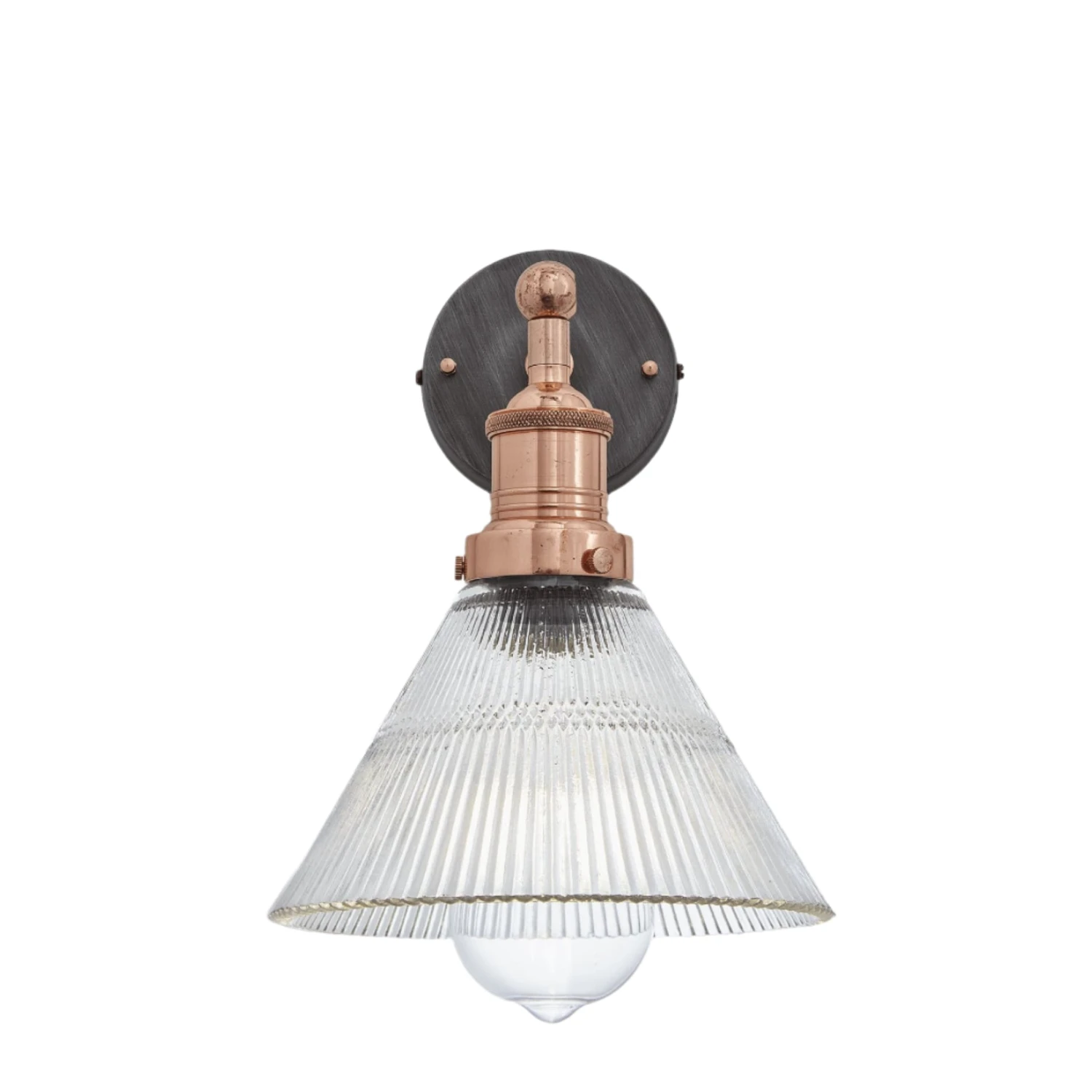 Brooklyn Glass Funnel Wall Light - 7 Inch 6 Brooklyn Glass Funnel Wall Light - 7 Inch - Image 4