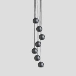 The Globe Collection Pendant - Pewter -Lumi Home Shop 7 Outlet Pendant Pewter Industville Lighting Globe PewterHolder Sleek SL GLP 7W P