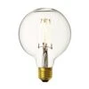 Vintage LED Edison Bulb Old Filament Lamp - 7W E27 Globe G125 -Lumi Home Shop 7WE27 Bulb Clear Industville Lighting Globe LED Edison G125 7W C