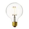 Vintage LED Edison Bulb Old Filament Lamp - 7W E27 Small Globe G95 2 Vintage LED Edison Bulb Old Filament Lamp - 7W E27 Small Globe G95 -Lumi Home Shop 7WE27 Bulb Clear Industville Lighting SmallGlobe LED Edison G95 7W C