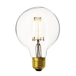 Vintage LED Edison Bulb Old Filament Lamp - 7W E27 Small Globe G95