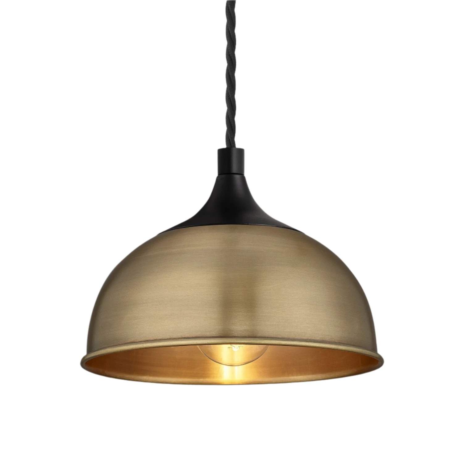 Chelsea Dome Pendant - 8 Inch - Brass 5 Chelsea Dome Pendant - 8 Inch - Brass - Image 3