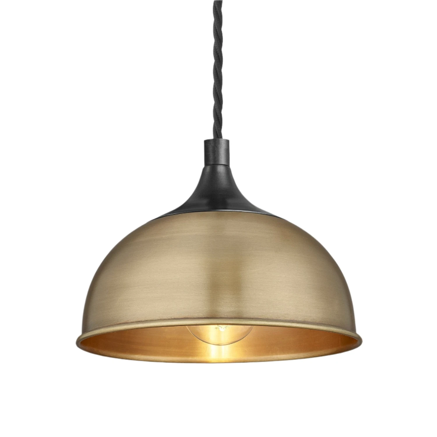 Chelsea Dome Pendant - 8 Inch - Brass 4 Chelsea Dome Pendant - 8 Inch - Brass - Image 2