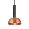 Sleek Cylinder Dome Pendant Light - 8 Inch - Copper -Lumi Home Shop 8 Inch Pendant Copper Industville Lighting Dome PewterHolder SleekCylinder SL CY DP8 C PH