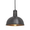 Sleek Dome Pendant - 8 Inch - Pewter & Copper 2 Sleek Dome Pendant - 8 Inch - Pewter & Copper -Lumi Home Shop 8 Inch Pendant Pewter Copper Industville Lighting Dome PewterHolder Sleek SL DP8 CP PH