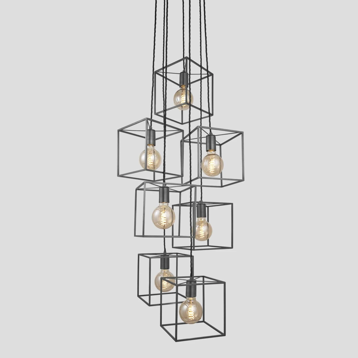 The Cube Collection Cluster Lights - Pewter 7 The Cube Collection Cluster Lights - Pewter - Image 5