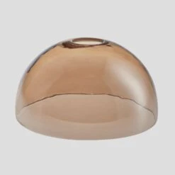 Knurled Tinted Glass Dome Pendant Light - 8 Inch - Amber 15 Knurled Tinted Glass Dome Pendant Light - 8 Inch - Amber -Lumi Home Shop 8 Inch Shade Only Tinted Glass Amber Dome TGL D8 A SO 1