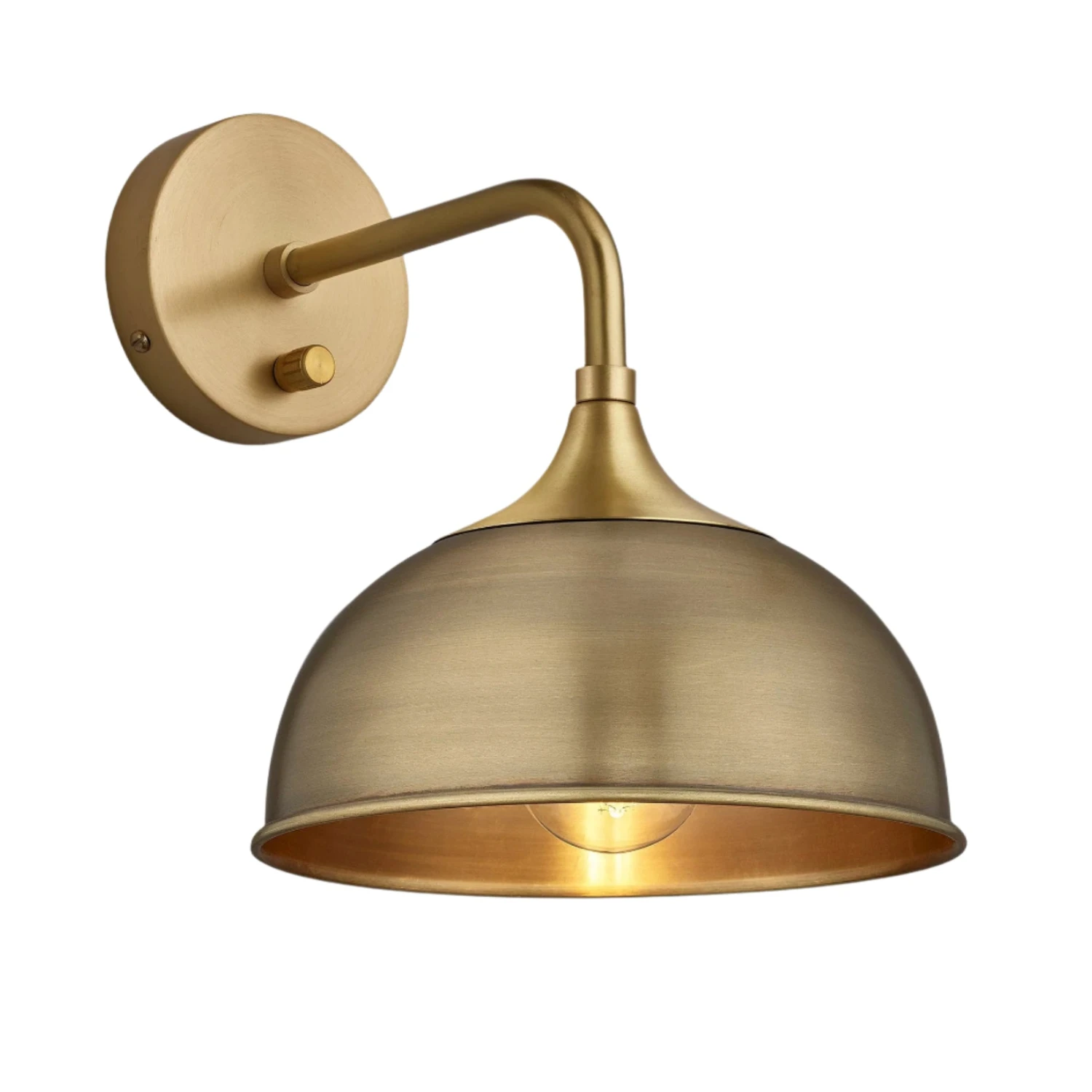 Chelsea Dome Wall Light - 8 Inch - Brass 4 Chelsea Dome Wall Light - 8 Inch - Brass - Image 2