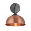 Chelsea Dome Wall Light - 8 Inch - Copper -Lumi Home Shop 8 Inch WallLight Copper Industville Lighting Dome PewterHolder Chelsea CH DWL8 C PH