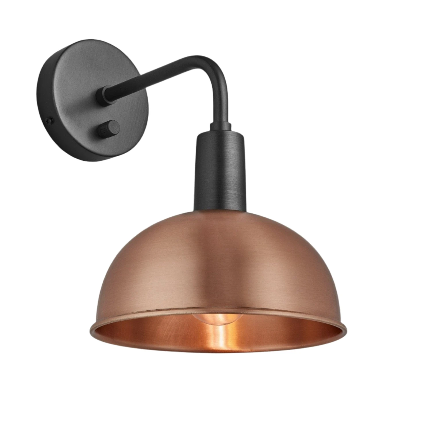 Sleek Dome Wall Light - 8 Inch - Copper - Image 6