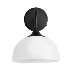 Chelsea Opal Glass Dome Wall Light - 8 Inch 21 Chelsea Opal Glass Dome Wall Light - 8 Inch -Lumi Home Shop 8 Inch WallLight OpalGlass Industville Lighting Dome BlackHolder Chlesea CH OGL DWL8 W BKH 4454fede 1f8a 41b2 baa2 6c17bf8b0dfa
