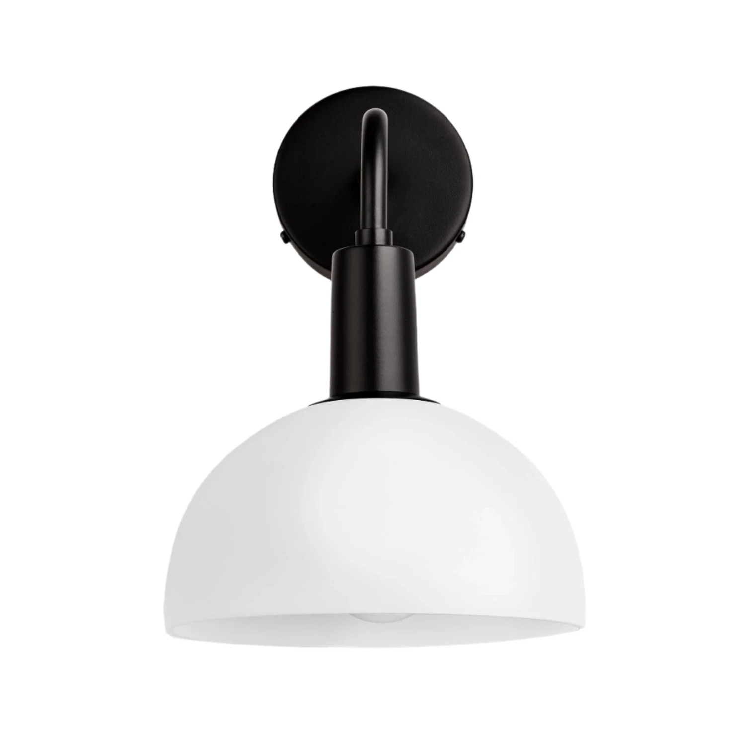 Sleek Opal Glass Dome Wall Light - 8 Inch 9 Sleek Opal Glass Dome Wall Light - 8 Inch - Image 7