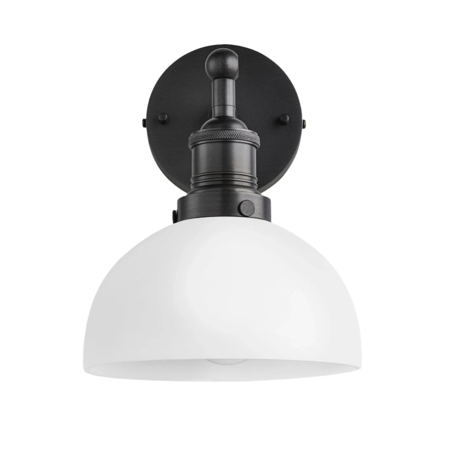 Brooklyn Opal Glass Dome Wall Light - 8 Inch 9 Brooklyn Opal Glass Dome Wall Light - 8 Inch - Image 7