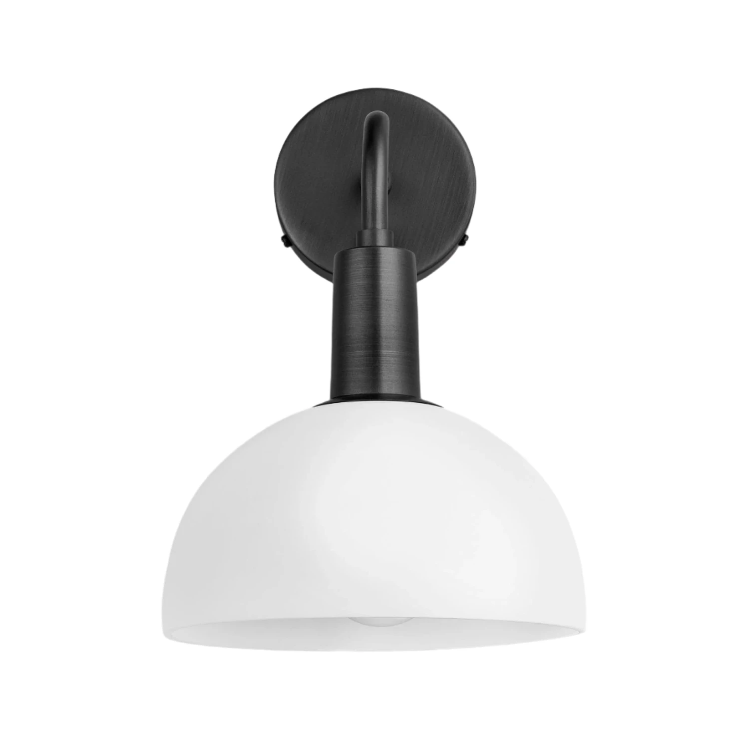 Sleek Opal Glass Dome Wall Light - 8 Inch 5 Sleek Opal Glass Dome Wall Light - 8 Inch - Image 3