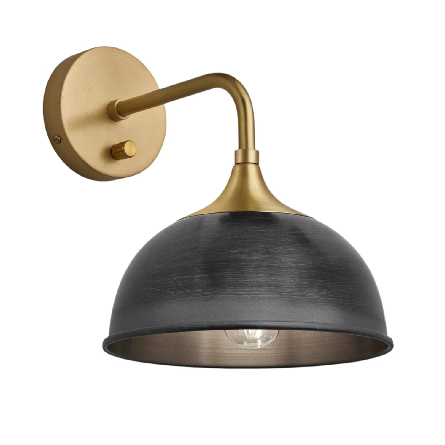 Chelsea Dome Wall Light - 8 Inch - Pewter 6 Chelsea Dome Wall Light - 8 Inch - Pewter - Image 4