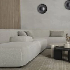 Boston Round Metal Diffuser Wall Light Flush Mount - 13 Inch - Pewter 13 Boston Round Metal Diffuser Wall Light Flush Mount - 13 Inch - Pewter -Lumi Home Shop BO MD WLFM13 P INDUSTVILLE B2C LIVING ROOM LIFESTYLE