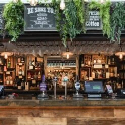 Brooklyn Glass Dome Flush Mount - 8 Inch 19 Brooklyn Glass Dome Flush Mount - 8 Inch -Lumi Home Shop BR 5WP P B2B RESTAURANT JUBILEE INN DEVON 1