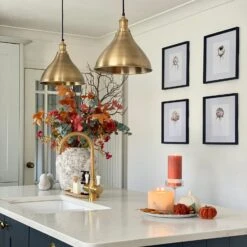 Brooklyn Cone Pendant - 12 Inch - Brass 23 Brooklyn Cone Pendant - 12 Inch - Brass -Lumi Home Shop BR CP12 B BH HR INDUSTVILLE B2C KITCHEN PALNTS KITCHEN ISLAND my.millennium 4 1