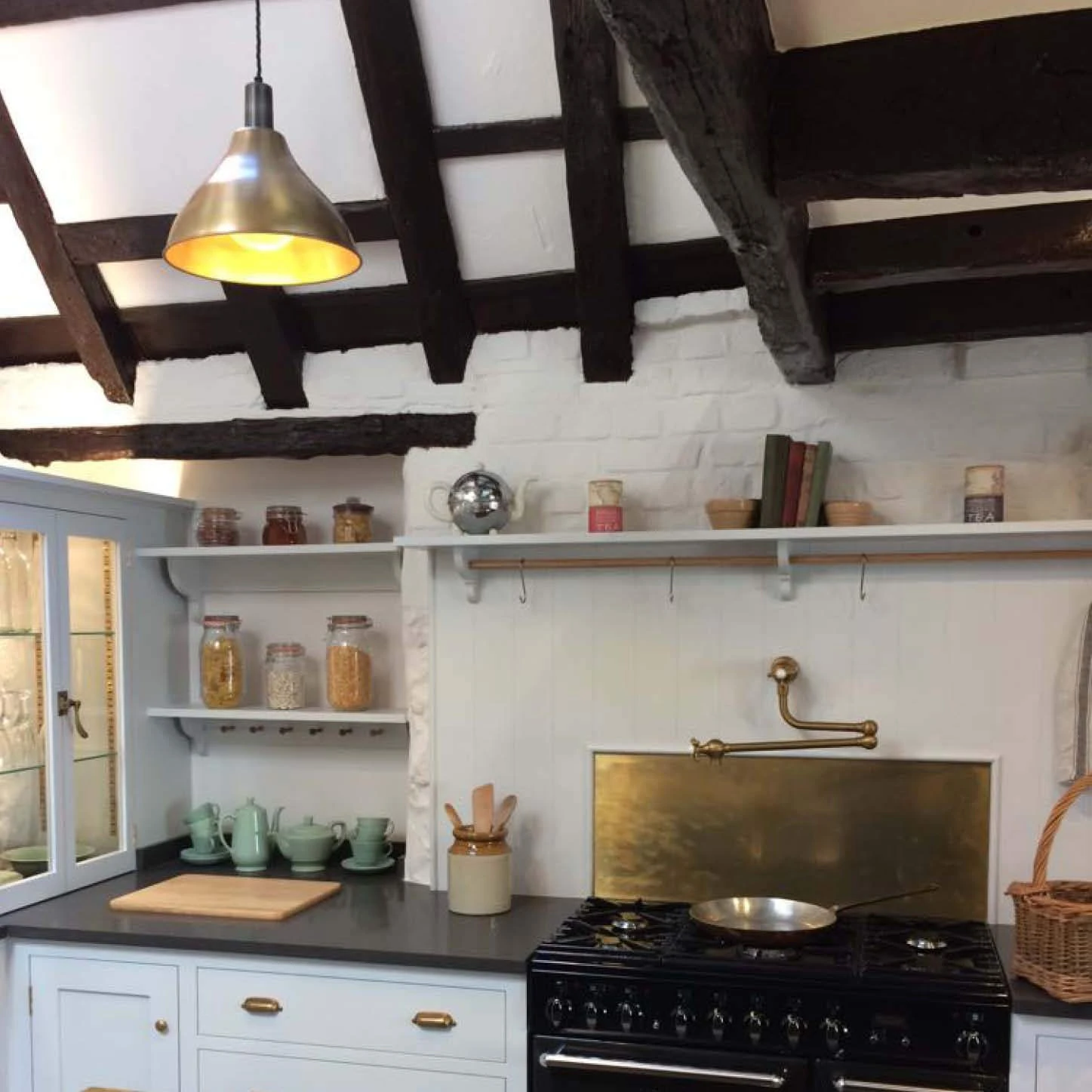 Sleek Cone Pendant - 12 Inch - Brass 8 Sleek Cone Pendant - 12 Inch - Brass - Image 6