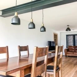 Brooklyn Cone Pendant - 7 Inch - Pewter 16 Brooklyn Cone Pendant - 7 Inch - Pewter -Lumi Home Shop BR CP7 P BH INDUSTVILLE B2C DININGROOM the dangerbrown house