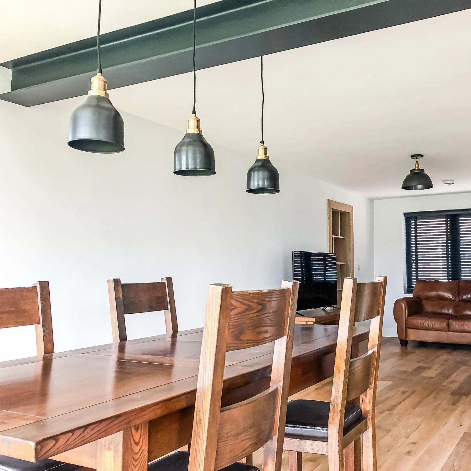 Brooklyn Cone Pendant - 7 Inch - Pewter 9 Brooklyn Cone Pendant - 7 Inch - Pewter - Image 7