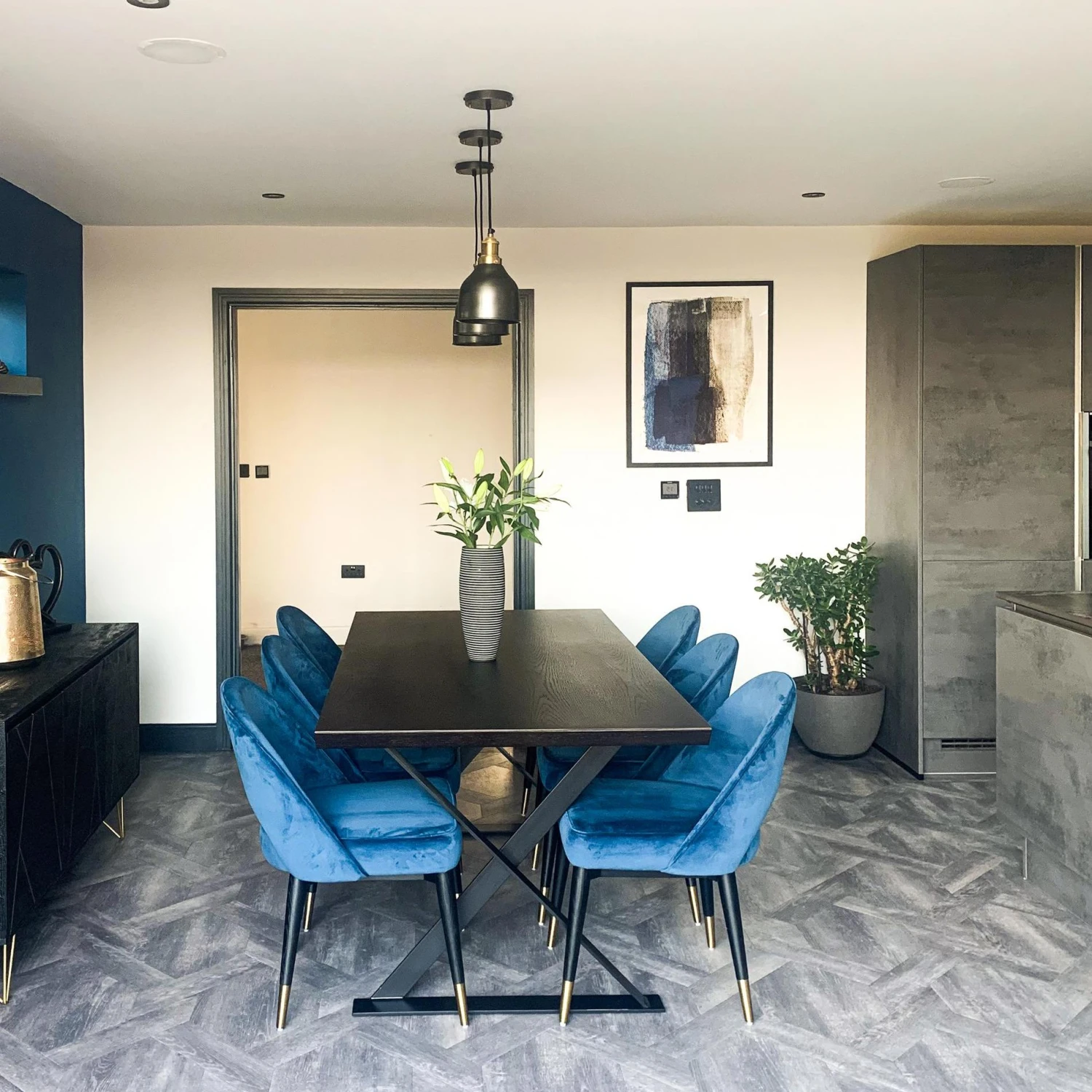 Brooklyn Cone Pendant - 7 Inch - Pewter 8 Brooklyn Cone Pendant - 7 Inch - Pewter - Image 6