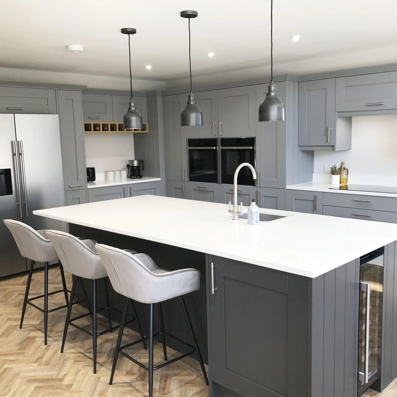 Brooklyn Cone Pendant - 7 Inch - Pewter 10 Brooklyn Cone Pendant - 7 Inch - Pewter - Image 8