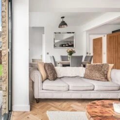 Brooklyn Dome Flush Mount - 13 Inch - Pewter & Copper -Lumi Home Shop BR DFM13 CP INDUSTVILLE B2C LIVINGROOM cscotswoldproperties