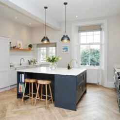 Brooklyn Dome Pendant - 13 Inch - Pewter & Brass - Pre-order - Expected W/c 13th Of May -Lumi Home Shop BR DP13 BP BHHRINDUSTVILLEB2CKITCHENwww.arcadiainteriors.net arcadiainteriors