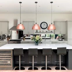 Brooklyn Dome Pendant - 13 Inch - Copper 21 Brooklyn Dome Pendant - 13 Inch - Copper -Lumi Home Shop BR DP13 C PH HR INDUSTVILLE B2C KITCHEN FLOWERS STOOL WHILTE KITCHEN ISLAND CLOCK emmersonand15th 1 1