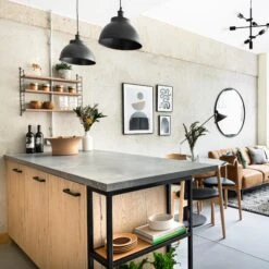 Brooklyn Dome Pendant - 13 Inch - Pewter -Lumi Home Shop BR DP13 P PHHRINDUSTVILLEB2CKITCHENLIVINGROOMSCANDI theinteriorfox