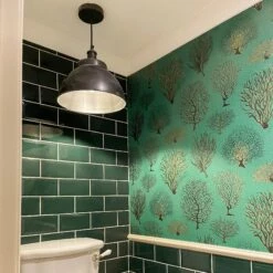 Brooklyn Dome Pendant - 13 Inch - Pewter -Lumi Home Shop BR DP13 P PH LR INDUSTVILLE B2C BATHROOM GREEN TILES acaciabayiow