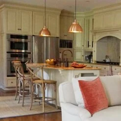 Brooklyn Dome Pendant - 13 Inch - Copper 20 Brooklyn Dome Pendant - 13 Inch - Copper -Lumi Home Shop BR DP13 Industville KITCHEN LIVINGROOM RESIDENTIAL aktaia.interiorsed