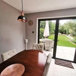 Brooklyn Dome Pendant - 8 Inch - Pewter & Copper -Lumi Home Shop BR DP8 Industville RESIDENTIAL DININGROOM my home my renovation 1