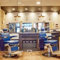 Brooklyn Flat Pendant - 15 Inch - Brass 17 Brooklyn Flat Pendant - 15 Inch - Brass -Lumi Home Shop BR FP15 SN RWL11 B Industville COMMERCIAL HAIRDRESSERS Ruffians Shoreditch 586 4