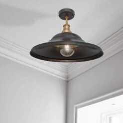 Brooklyn Giant Hat Flush Mount - 21 Inch - Pewter 11 Brooklyn Giant Hat Flush Mount - 21 Inch - Pewter -Lumi Home Shop BR GHFM21 P Industville 1042x1042 COMMERCIAL RESIDENTIAL Andy Haslam Photography