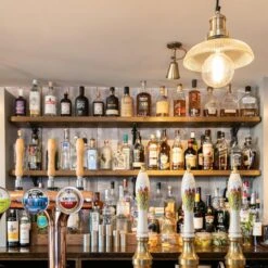 Brooklyn Glass Dome Pendant - 8 Inch 19 Brooklyn Glass Dome Pendant - 8 Inch -Lumi Home Shop BR GLDP BH Industville COMMERCIAL BAR BENCPHOTO FEESPECIALCREDIT 4