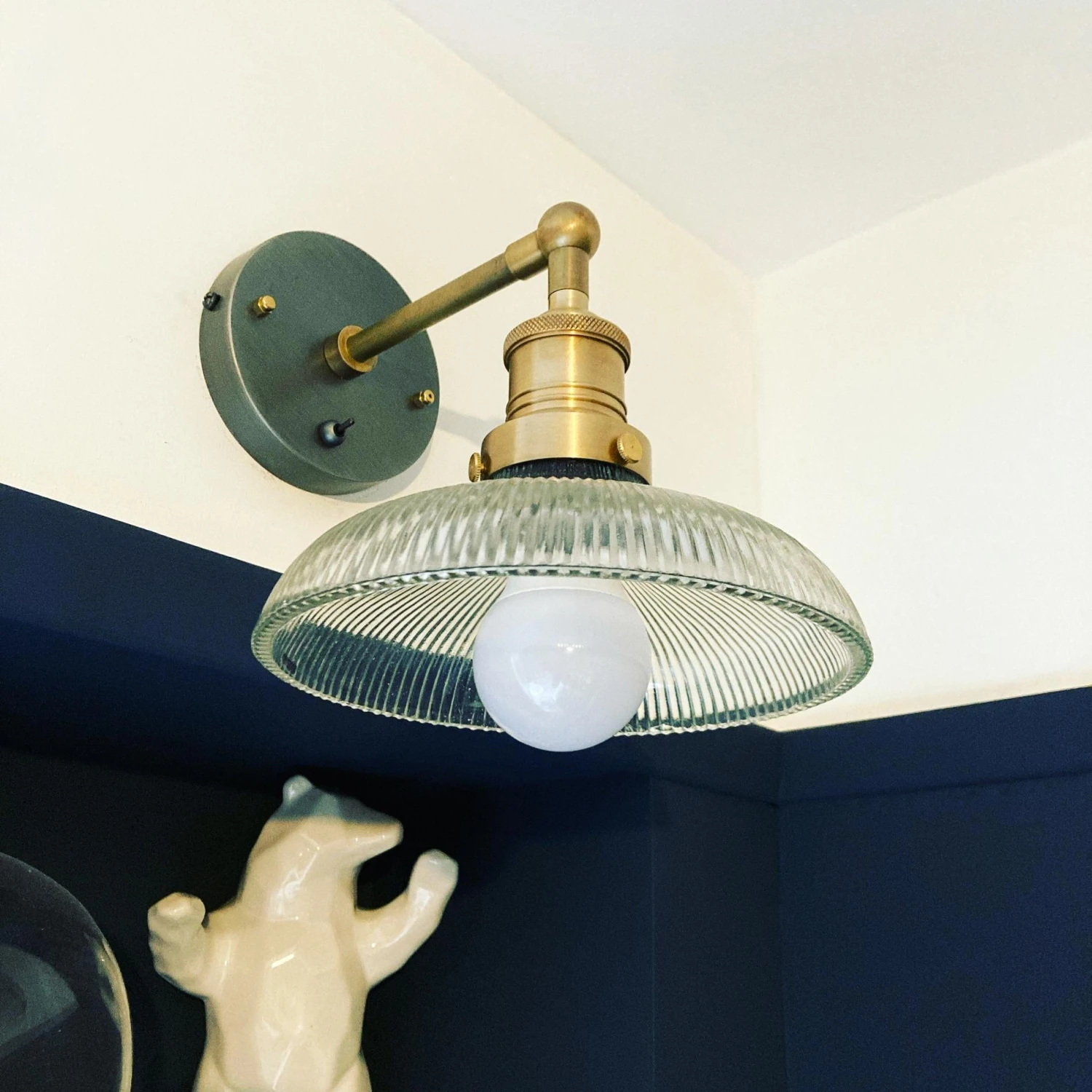 Brooklyn Glass Dome Wall Light - 8 Inch 16 Brooklyn Glass Dome Wall Light - 8 Inch - Image 14