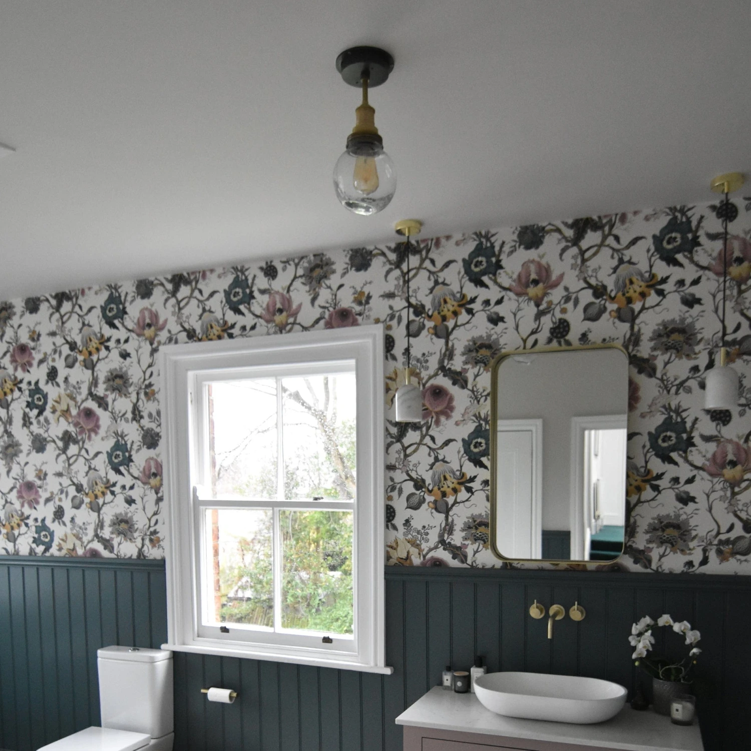 Brooklyn Outdoor & Bathroom Globe Flush Mount - Brass 8 Brooklyn Outdoor & Bathroom Globe Flush Mount - Brass - Image 6