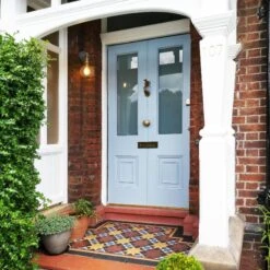 Brooklyn Outdoor & Bathroom Globe Wall Light - Brass 25 Brooklyn Outdoor & Bathroom Globe Wall Light - Brass -Lumi Home Shop BR IP65 WL BH BR GLG INDUSTVILLE B2B OUTDOOR BLUE PLANTS BRICK homeisheathside 1