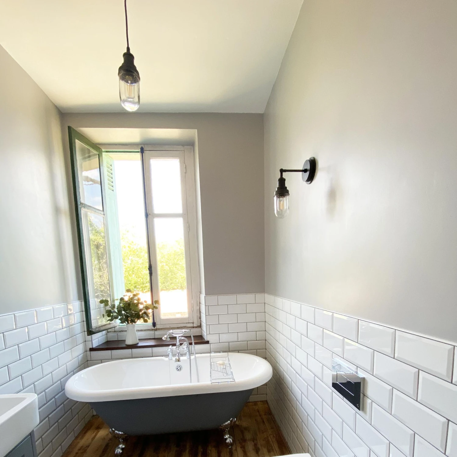 Brooklyn Outdoor & Bathroom Pendant - Pewter 9 Brooklyn Outdoor & Bathroom Pendant - Pewter - Image 7