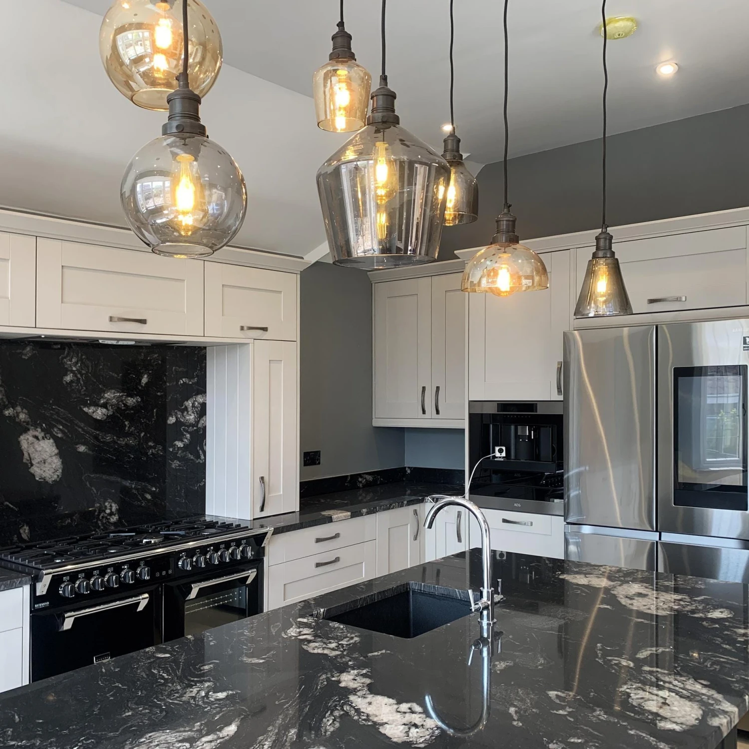 Brooklyn Tinted Glass Schoolhouse Pendant - 10 Inch - Smoke Grey 12 Brooklyn Tinted Glass Schoolhouse Pendant - 10 Inch - Smoke Grey - Image 10