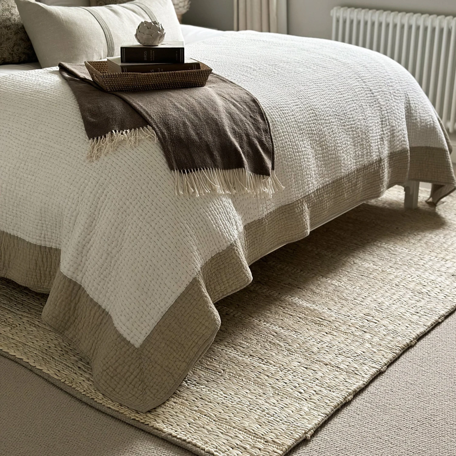 Brigg Hand Woven Jute Rug - Cream 4 Brigg Hand Woven Jute Rug - Cream - Image 2