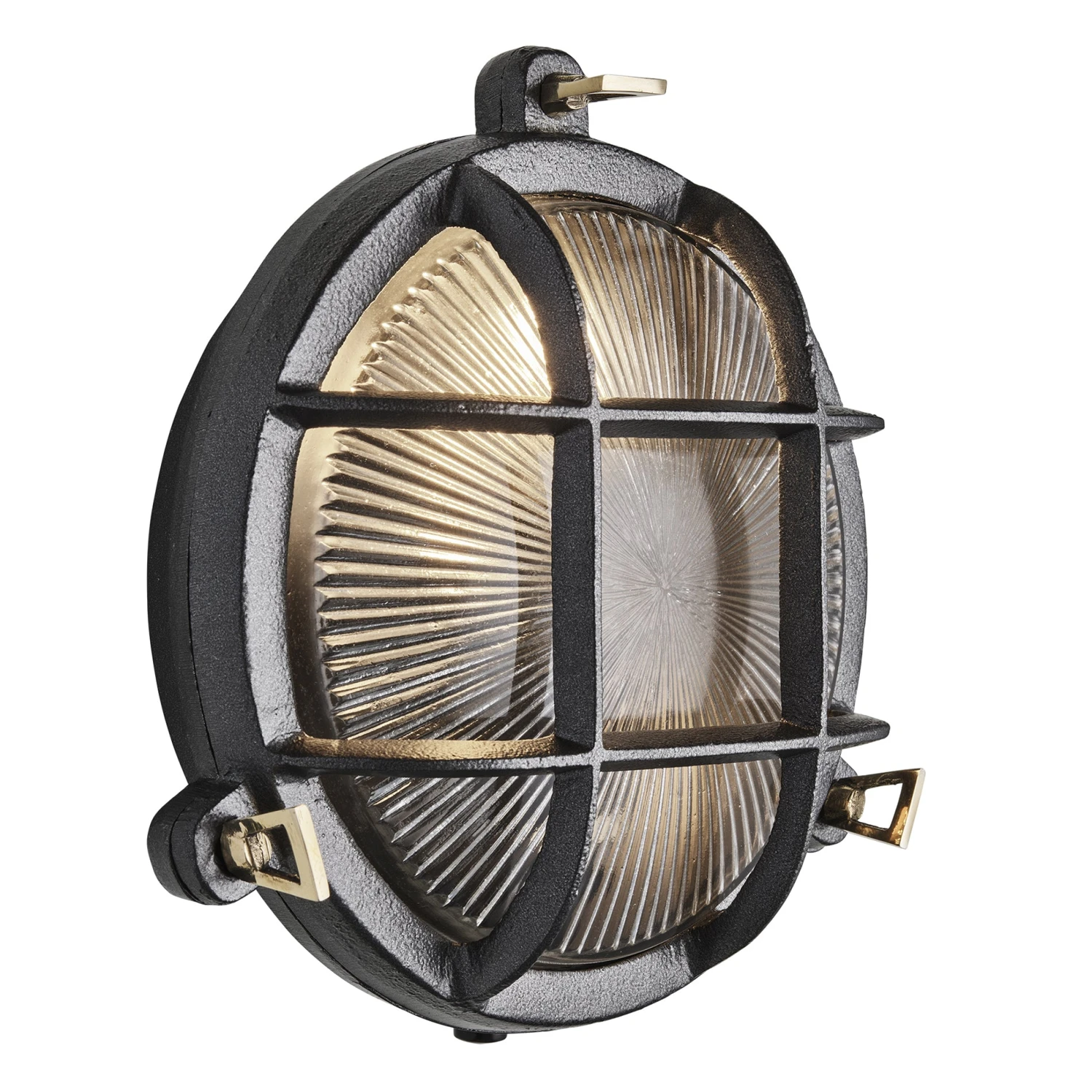 8 Inch Black Bulkhead Outdoor & Bathroom Round Wall Light With Versatile Side & Rear Wiring Options 8 8 Inch Black Bulkhead Outdoor & Bathroom Round Wall Light With Versatile Side & Rear Wiring Options - Image 6